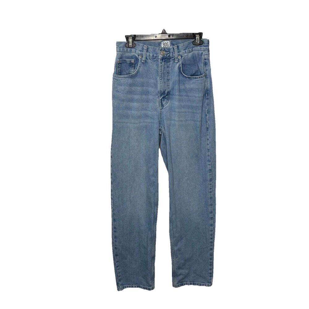 BDG Urban Outfitters Jeans Light Blue High Rise Baggy Wide Leg Jeans Size 28
